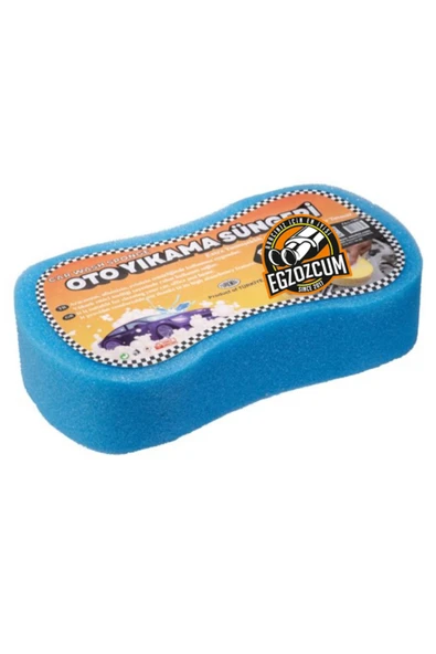 Oto araba yıkama süngeri mavi 1 adet - Resim 2