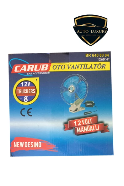 Araba oto vantilatör pervane 8'' 12 volt 2 aşamalı pervane - Resim 3