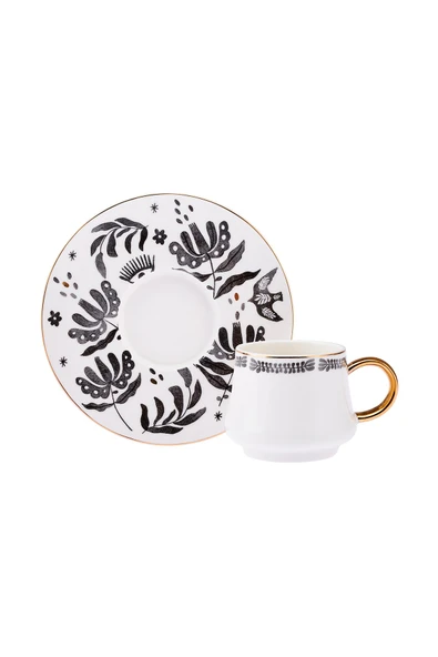 New Bone 2 Kişilik Kahve Fincan Takımı - 2