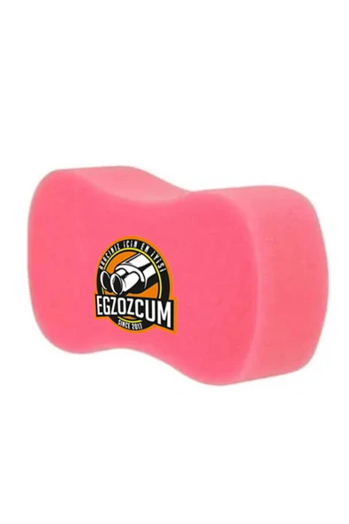 Oto araba yıkama süngeri pembe 1 adet - Resim 3