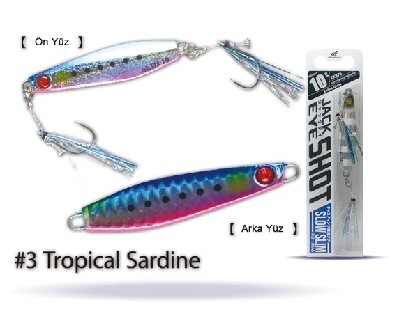 EX 976  JACK EYE SHOT  SLOW  SLIM   10 GR  NO:3 ürün görseli