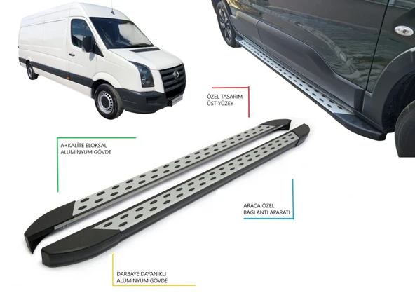 CRAFTER UZUN ŞASE NOKTALI YAN BASAMAK 2006-2017 ürün görseli 1