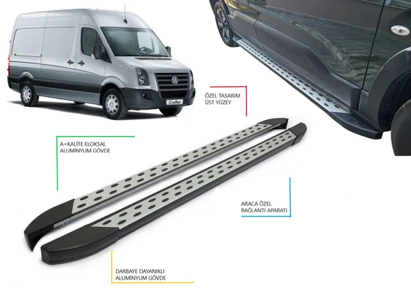 CRAFTER KISA ŞASE NOKTALI YAN BASAMAK 2006-2017 ürün görseli 1