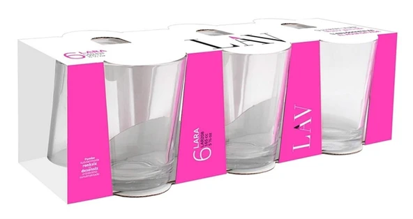 Lara 6'lı Su Bardağı