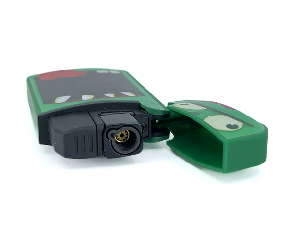 Zengaz Cool Tasarım Jet Alev Çakmak - Green Monster - Resim 4