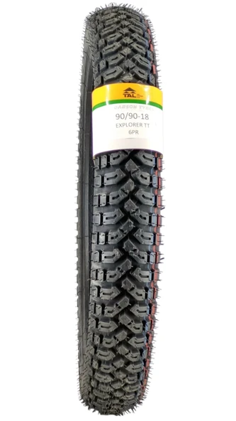 Darson Tyres 90/90-18  Motosiklet Lastiği Tt (Tubetype - İç Lastikli Tip) Explorer - Resim 2