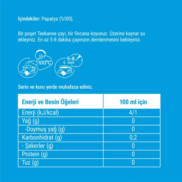 TEEKANNE BİTKİ ÇAYI PAPATYA BAL KAFEİN İÇERMEZ 20Lİ 1,5GX20:30GR DOĞAL - Resim 2