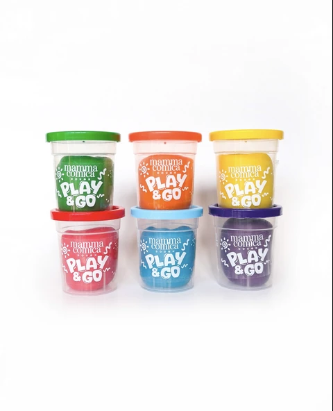 Play & Go 6 lı Doğal Oyun Hamuru Seti (6 Renk X 75 gr) ürün görseli