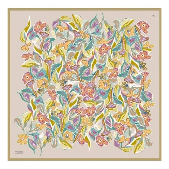 Armine E25YA9332D01 07 Dj Saf İpek Eşarp 9332D (T) - Resim 2