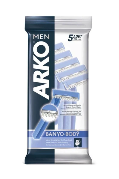 Arko Men Tıraş Bıçağı Banyo 5'li ürün görseli 1