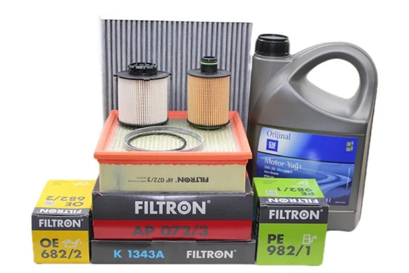 Opel Meriva A 1.3 Dizel Periyodik Bakım Seti GM 5W30 Yağlı ürün görseli