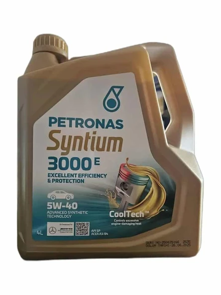 Syntium 3000 E 5W 40 İleri Tam Sentetik Motor Yağı ürün görseli