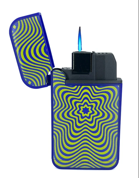 Zengaz Cool Tasarım Jet Alev Çakmak - Abstract Star - Resim 3