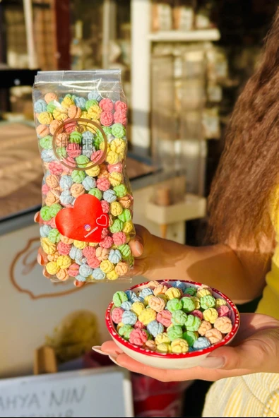 Hemdem Karışık Meyveli Leblebi 400 gr - Doğal ve Katkısız %100 Meyve Aroması - Resim 4