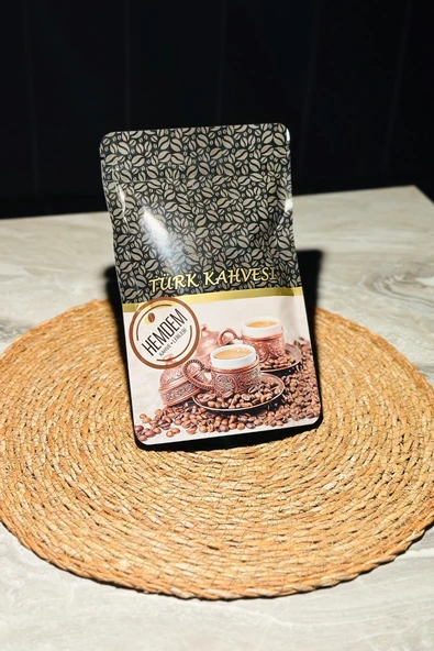 Hemdem Türk Kahvesi 100 gr - Taze Öğütülmüş, Orta Kavrulmuş, Bol Köpüklü Geleneksel Kahve Lezzeti - Resim 2