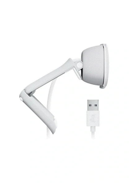 Logitech Brio 100 Webcam Beyaz Full HD 960-001617 - Resim 4
