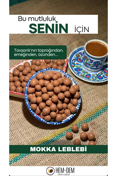 Hemdem Mokka Leblebi Draje 250 gr - Kahve Yanı İçin İdeal - 1