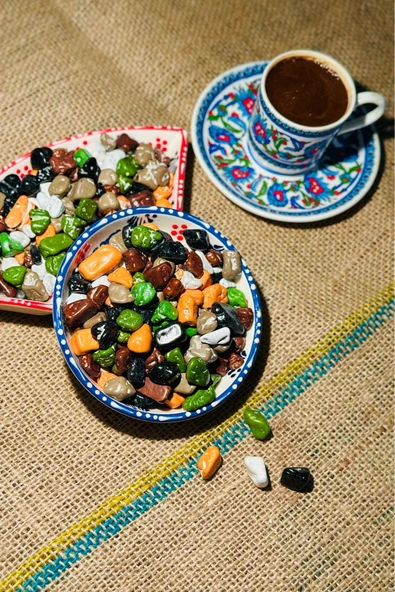 Hemdem Çikolatalı ve Renkli Çakıl Taşı 500 gr - Çocukların Favori Lezzeti - 4