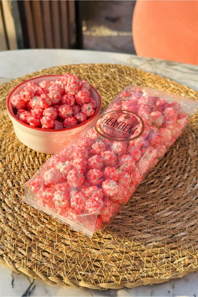 Hemdem Çilekli Leblebi Draje 250 gr - Çıtır Leblebi, Tatlı Çilek Aroması - 4