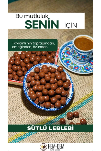 Hemdem Süt Kaplamalı Leblebi Draje 250 gr - Her Damak Zevkine Uygun Tatlı Atıştırmalık - 1