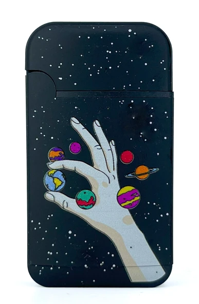 Zengaz Cool Tasarım Jet Alev Çakmak - Planets Orbiting ürün görseli 1