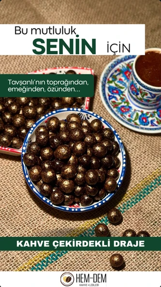 Hemdem Kahve Çekirdekli Draje 250 gr - Enfes Kahveli Atıştırmalık - 2