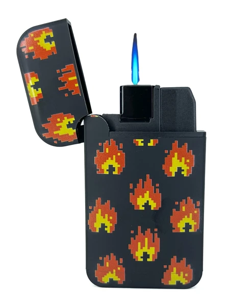 Zengaz Cool Tasarım Jet Alev Çakmak - 8 Bit Flame - Resim 3