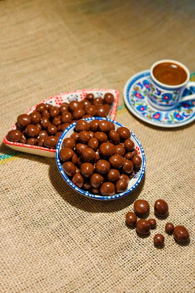 Hemdem Süt Kaplamalı Leblebi Draje 250 gr - Her Damak Zevkine Uygun Tatlı Atıştırmalık - Resim 3