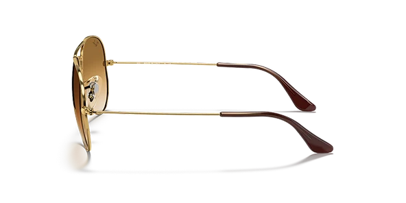 Ray-Ban Aviator 3025 001/51 Gold-Light Brown Güneş Gözlüğü - Resim 3