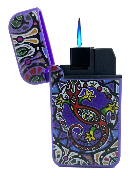 Zengaz Cool Tasarım Jet Alev Çakmak - Gecko - Resim 3