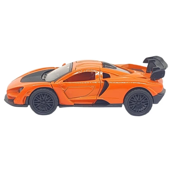 Çek Bırak Metal Arabalar 12 cm - 36121C - Turuncu - 3