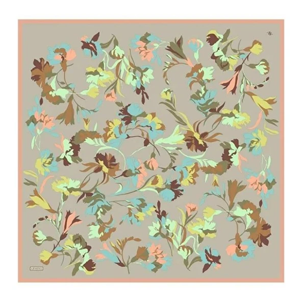 Armine E25YA9342D02 02 Dj Saf İpek Eşarp 9342D (T) - Resim 2