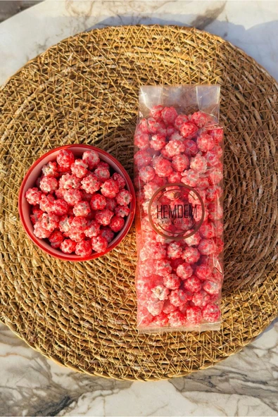 Hemdem Çilekli Leblebi Draje 250 gr - Çıtır Leblebi, Tatlı Çilek Aroması - 3