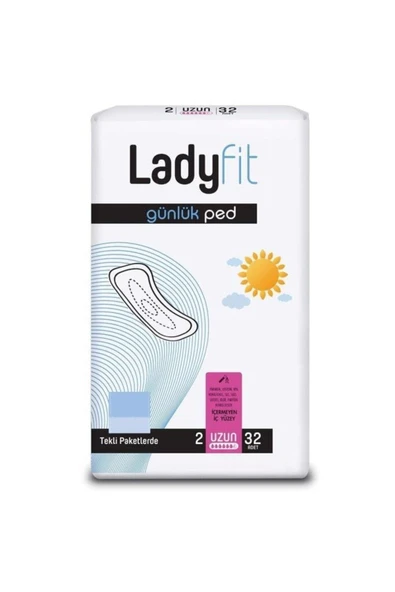 Lady Fit Günlük Ped No: 2 Uzun 32 Adet - 2