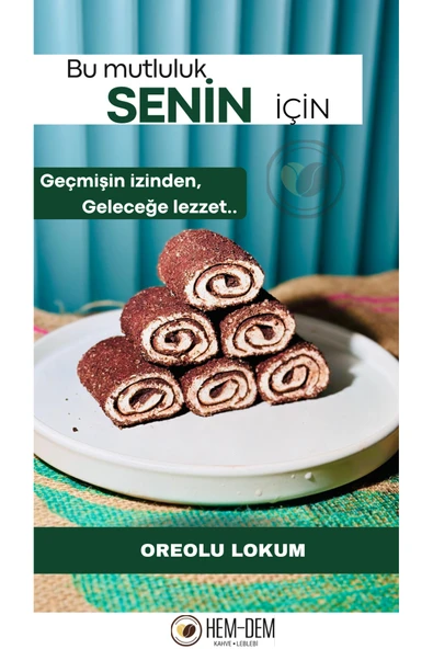 Hemdem Oreolu Lokum 500 gr - En Trend Kahve Yanı Yeni Nesil Lezzet - 1