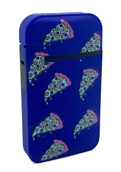 Zengaz Cool Tasarım Jet Alev Çakmak - Blue Pizza - Resim 2