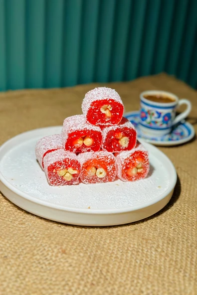 Hemdem Narlı Fındıklı Lokum 500 gr - Gurme ve Geleneksel Lezzet - 3