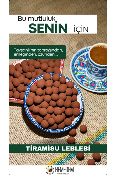 Hemdem Tiramisulu Leblebi Draje 250 gr - Eşsiz Lezzet, Hafif Atıştırmalık - 1