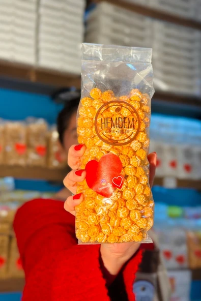 Hemdem Portakallı Leblebi Şekeri 400 g , Ferah, Tatlı ve Nostaljik Lezzet - Resim 5