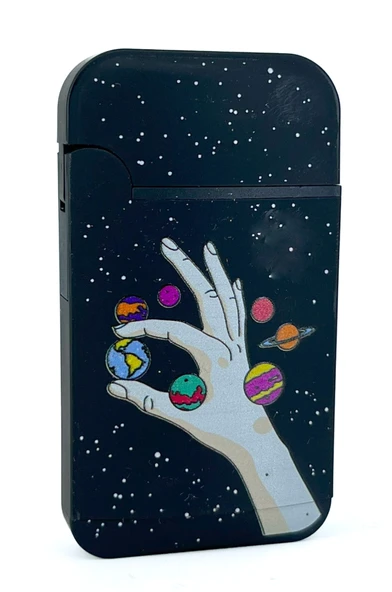 Zengaz Cool Tasarım Jet Alev Çakmak - Planets Orbiting - Resim 2