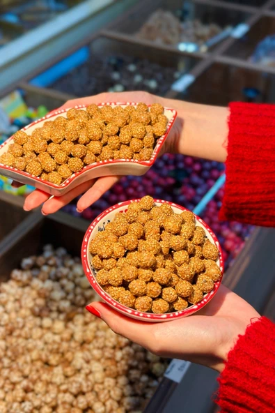 Hemdem Ballı Susamlı Leblebi 400 g , Doğal Çıtır, Lezzetli ve Sağlıklı Atıştırmalık - Resim 4