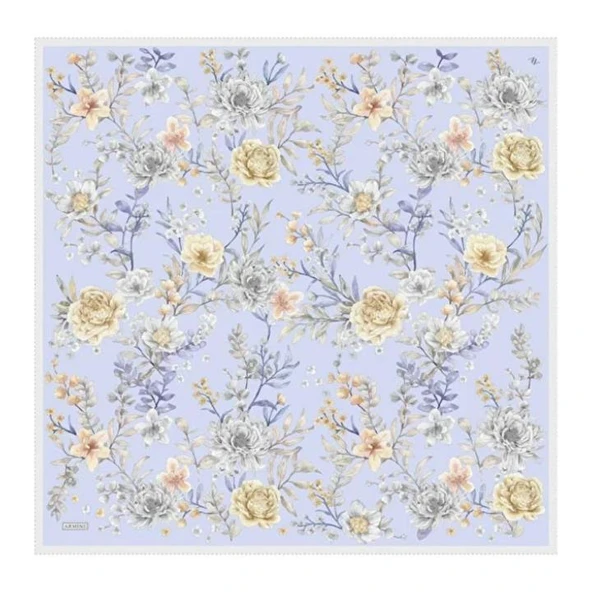 Armine E25YA9347D02 82 Dj Saf İpek Eşarp 9347D (T) - Resim 2