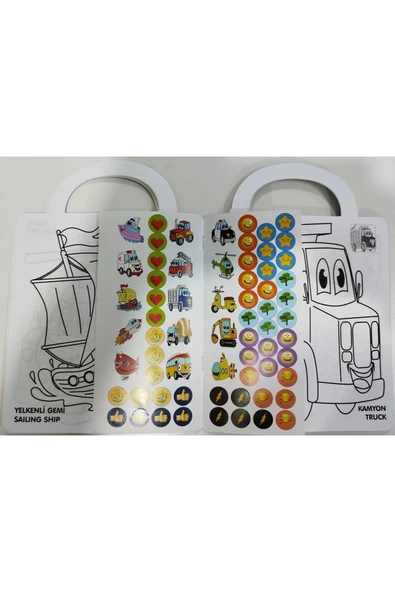 Artenino ÇANTALI BOYAMA KİTABI - ARAÇLAR - Resim 2