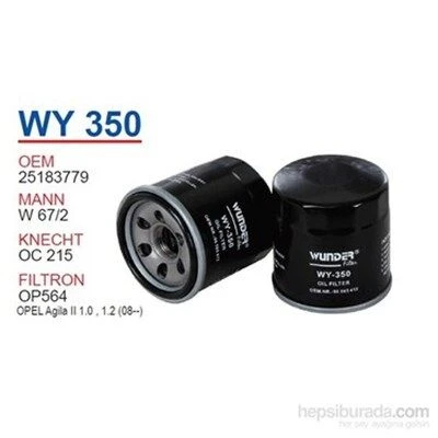 Chevrolet Aveo 2006 Model Sonrası 1.2 Yağ Filtresi ürün görseli