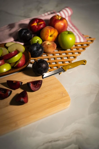 Solingen Simli Meyve Bıçağı – Gold Saplı, 18,5 cm, Paslanmaz Alman Çeliği (Tekli) ürün görseli