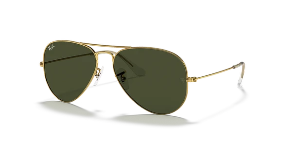 Ray-Ban Aviator 3025 W3234 Gold-Crystal Green Güneş Gözlüğü ürün görseli