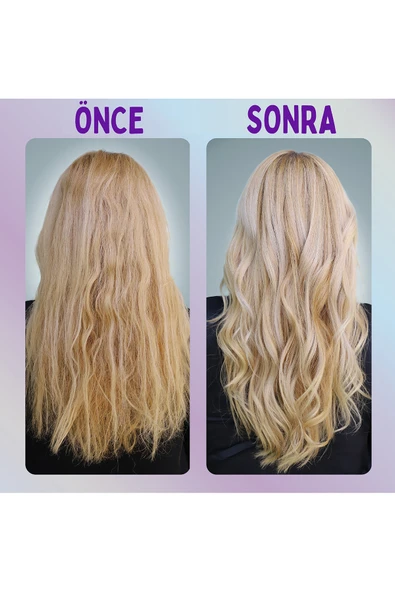 SOS Blonde & Hydrate Açık Renk Boyalı, Röfleli ve Gri Saçlar İçin Saç Kremi 350ml - Resim 5