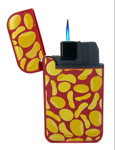 Zengaz Cool Tasarım Jet Alev Çakmak - Potato Chips - Resim 3