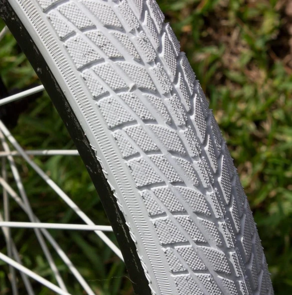 RAPTOR Beyaz Dış Lastik 20X1.95 (Desen-P1023) 20 Jant Beyaz Çocuk Bisikleti Dış Lastiği Düz Lastik - Resim 3