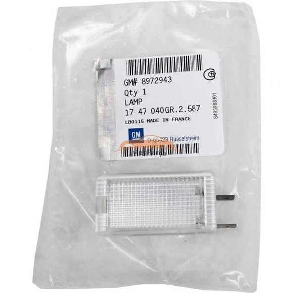 Opel Astra F Bagaj Iç Aydınlatma Lambası Orijinal Gm ürün görseli